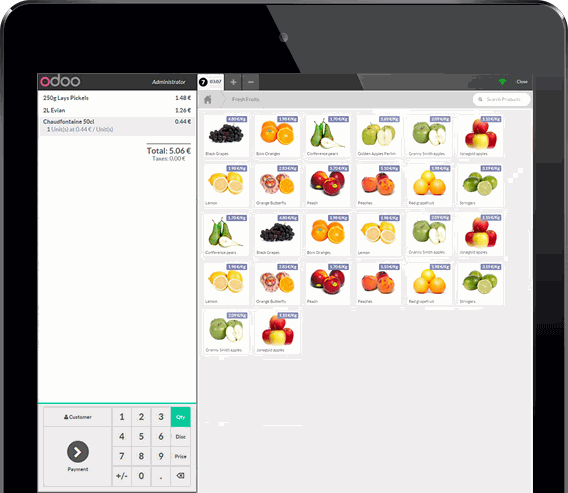 Odoo • Text and Image